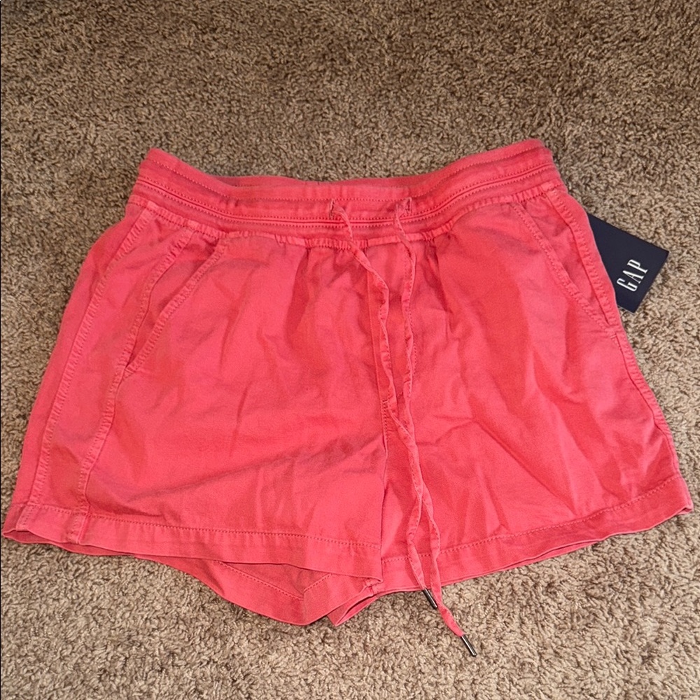 GAP Pink High Waist Shorts with Relaxed Fit